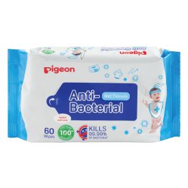 Pigeon Anti-Bacterial Wet Tissue Wipes 60s