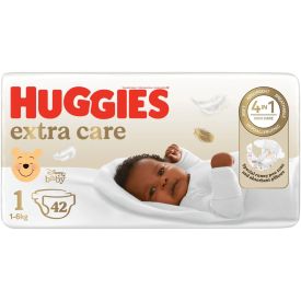 Huggies New Baby Extra Care Size 1 42's - 79782