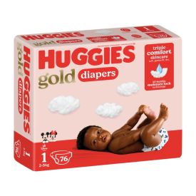 Huggies Gold Value Pack 76 Size 1