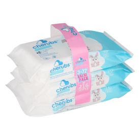 Cherubs Fragranced Sensitive Wipes Triple Pack