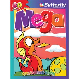 Butterfly Mega Colouring Book 80 Pages - 452304