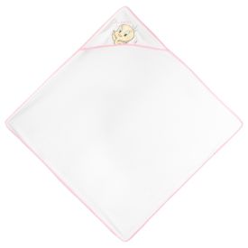 Tweety Baby Hooded Towel White And Pink