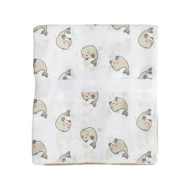 Squiggle Baby 2 Pack Muslin White Gray