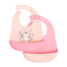 Squiggle Baby 2pk Silicon Bib