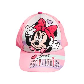 Minnie Mouse Peak Cap 48cm Pink