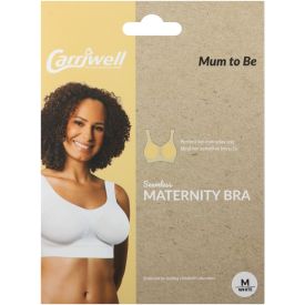 Carriwell Seamless Maternity Bra White Medium - 5819