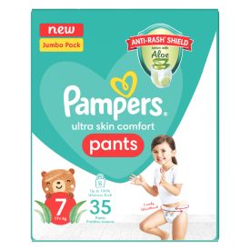 Pampers Active Baby Pants Size 7 - 35 S Jumbo Pack