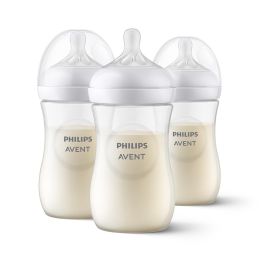 Avent Baby Natural Response Baby Bottles 260ml 1m 3 Pack