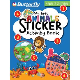 My First Sticker Activity Book Animals 24 Pages 1 Sticker Sheet - 452445