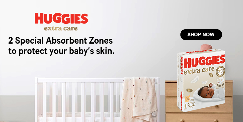 Huggies Extra Care Home Page Banner